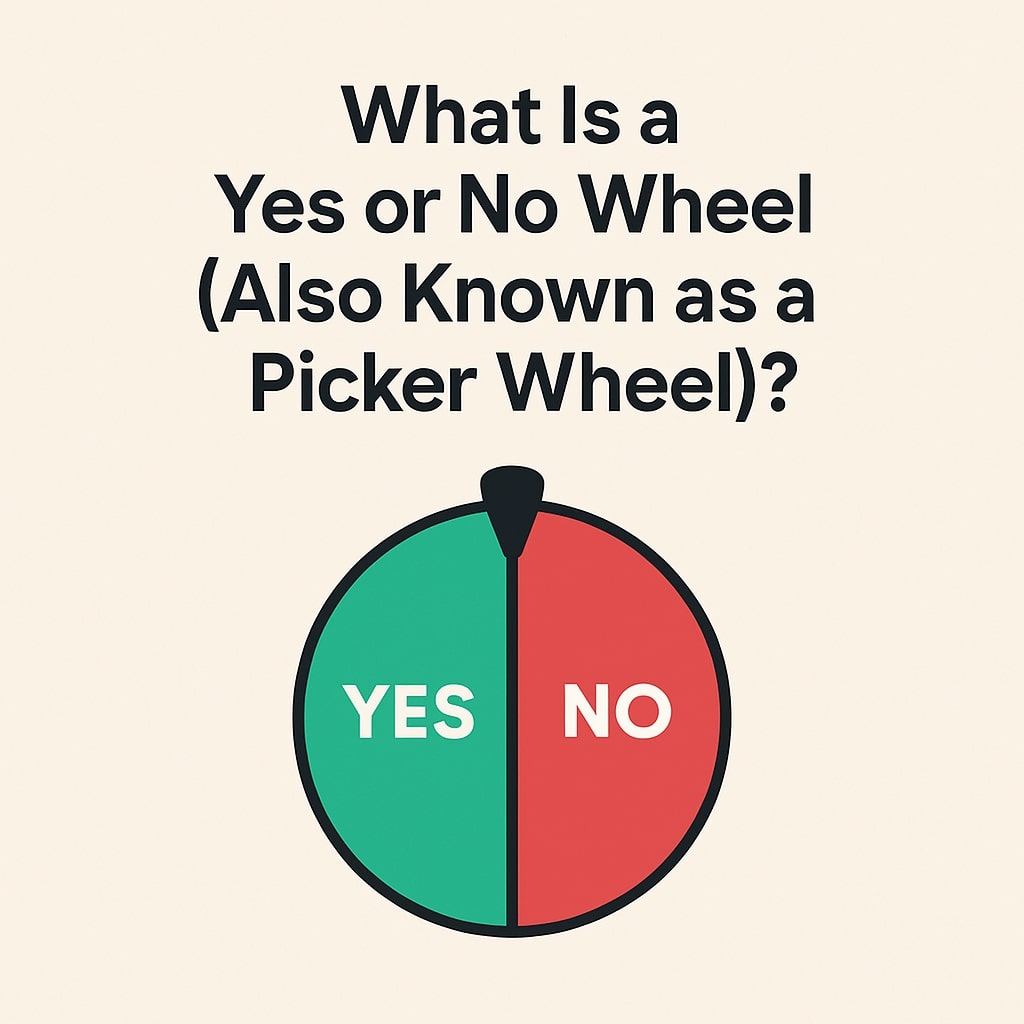 What Is a Yes or No Wheel (Also Known as a Picker Wheel)?