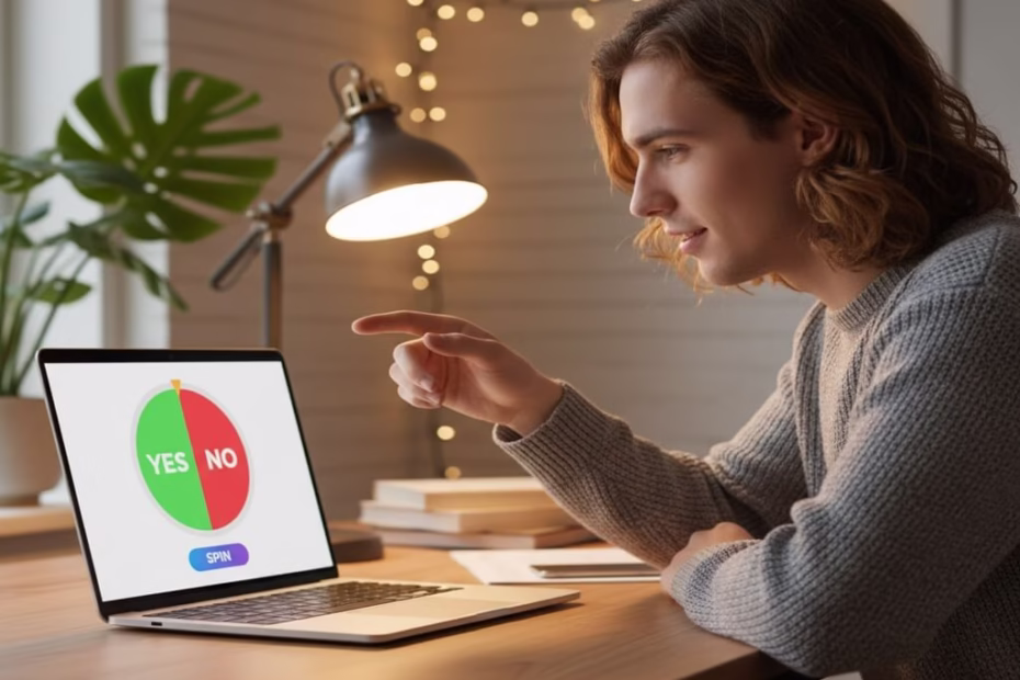 yes or no wheel spin